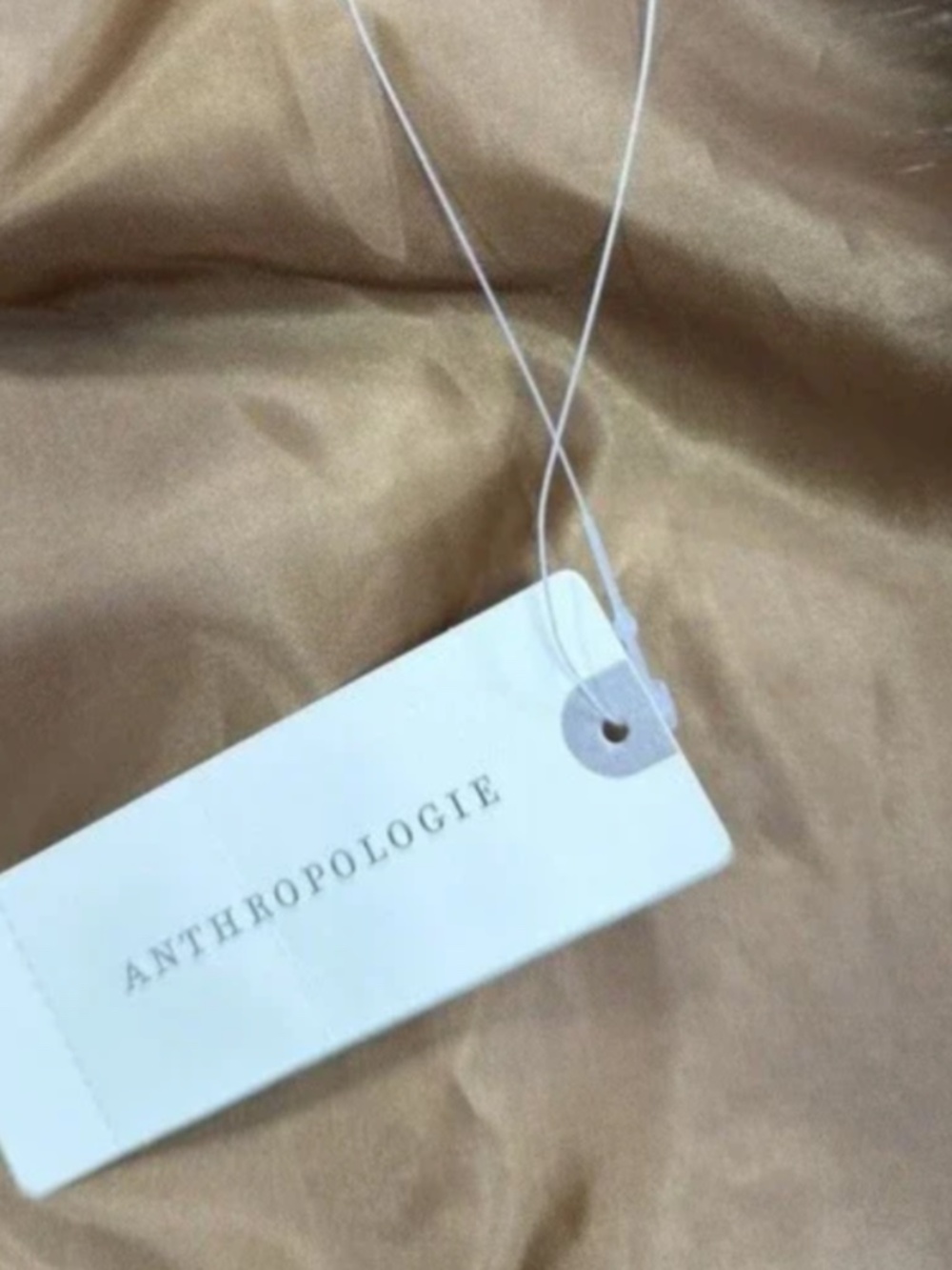 Anthropologie Maeve Crop Jacket Brown Rae Faux Fur Preppy Cozy Retro XS NWT - Picture 4 of 5